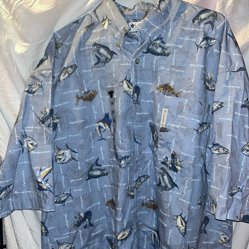 Columbia men’s button up shirt.  Brand new size XXL.